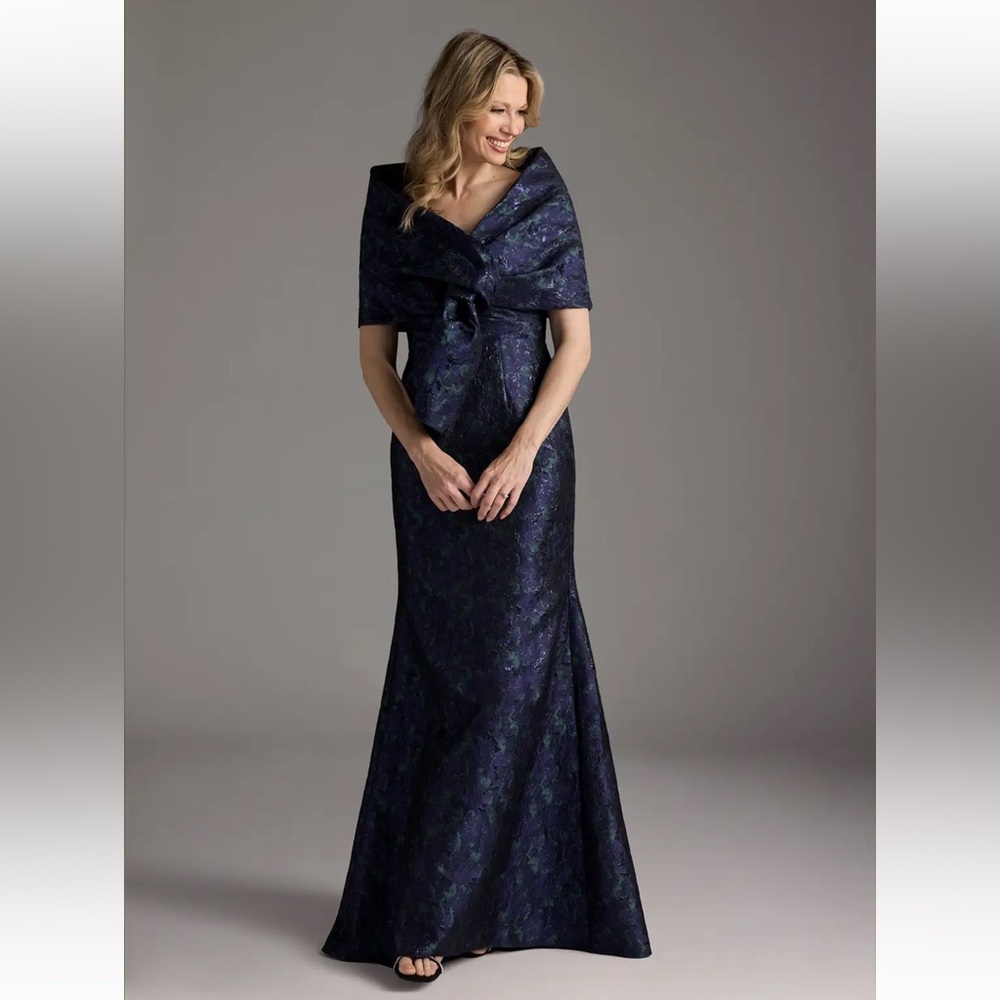 Azazie Elenor Jacquard Evening Gown - NWT